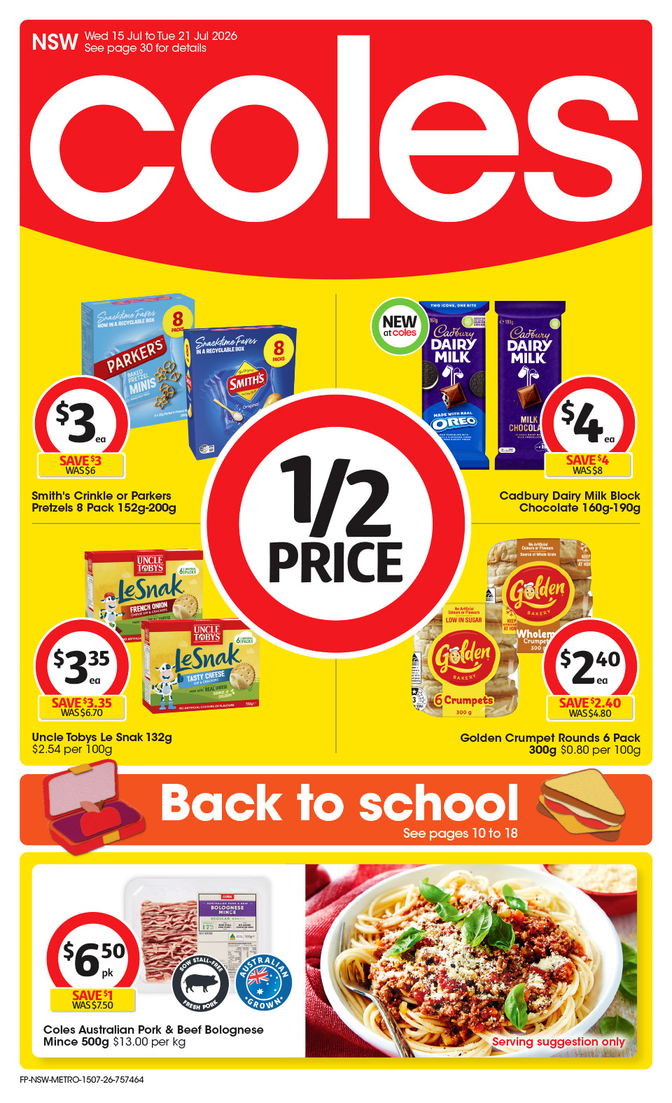 Coles catalogue