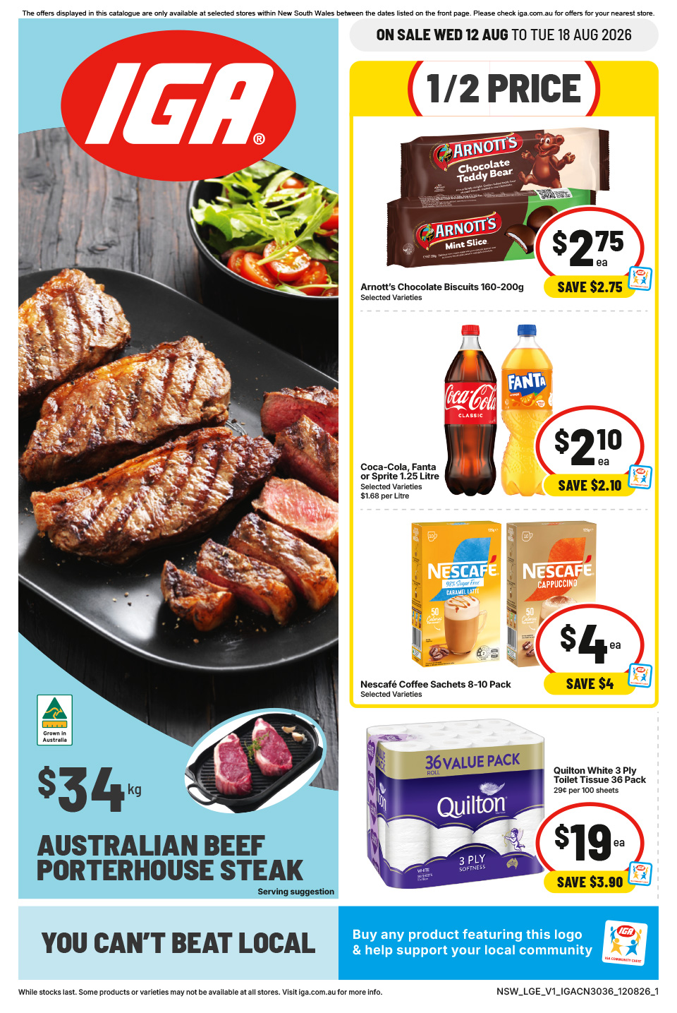IGA catalogue