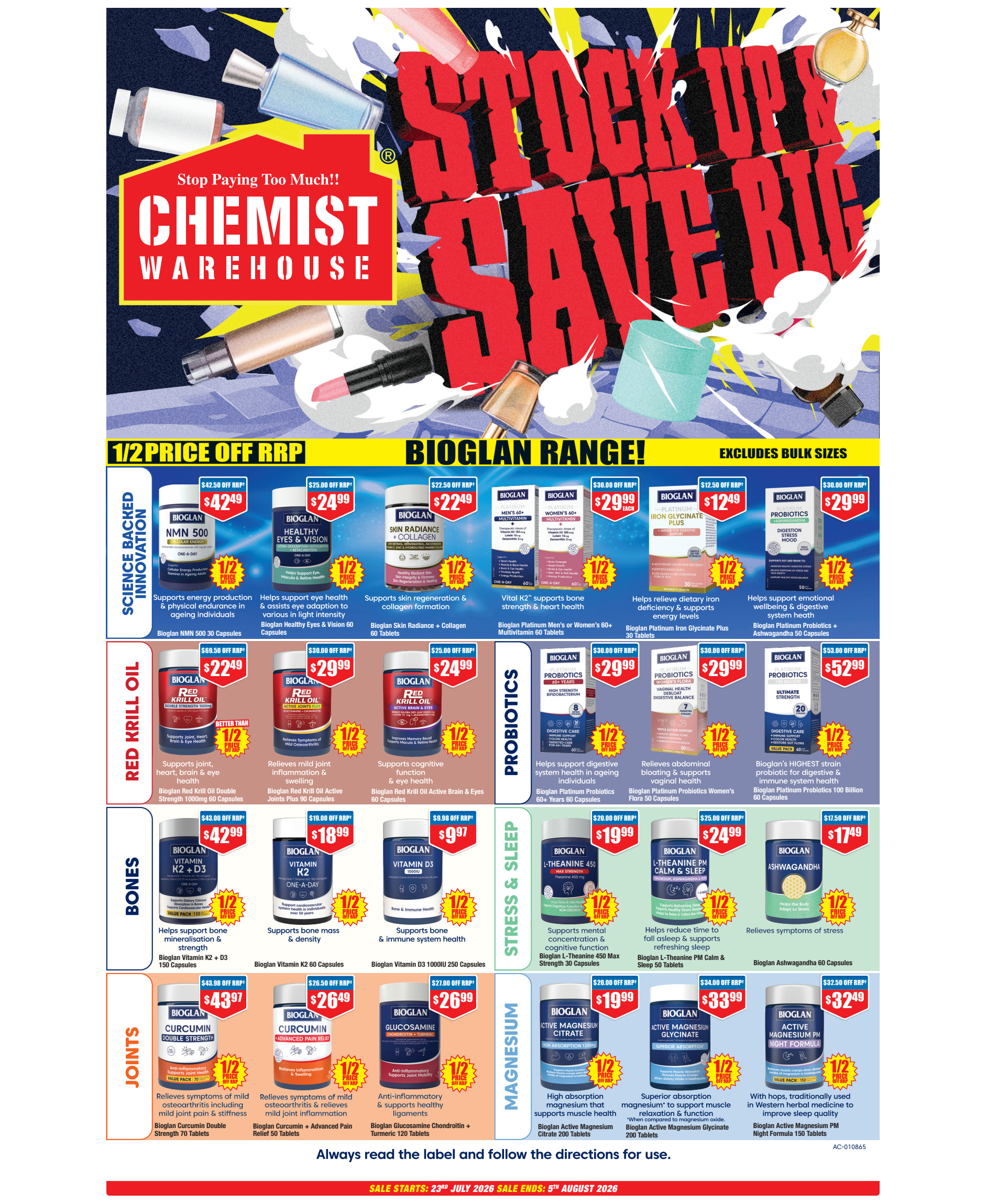 Chemist Warehouse catalogue