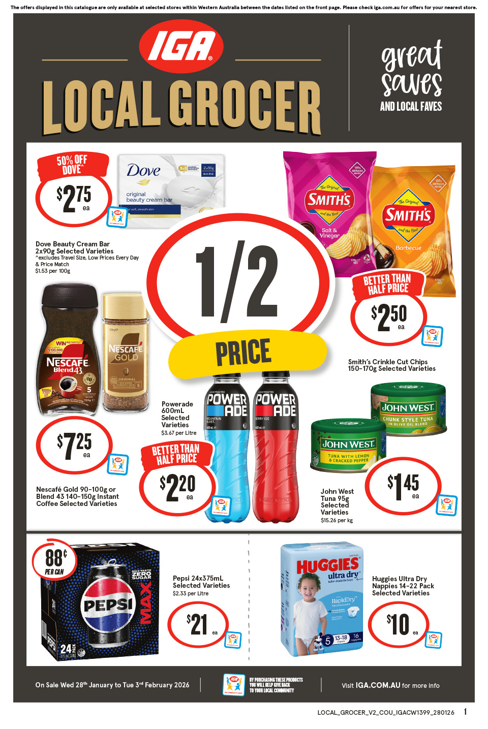 IGA catalogue
