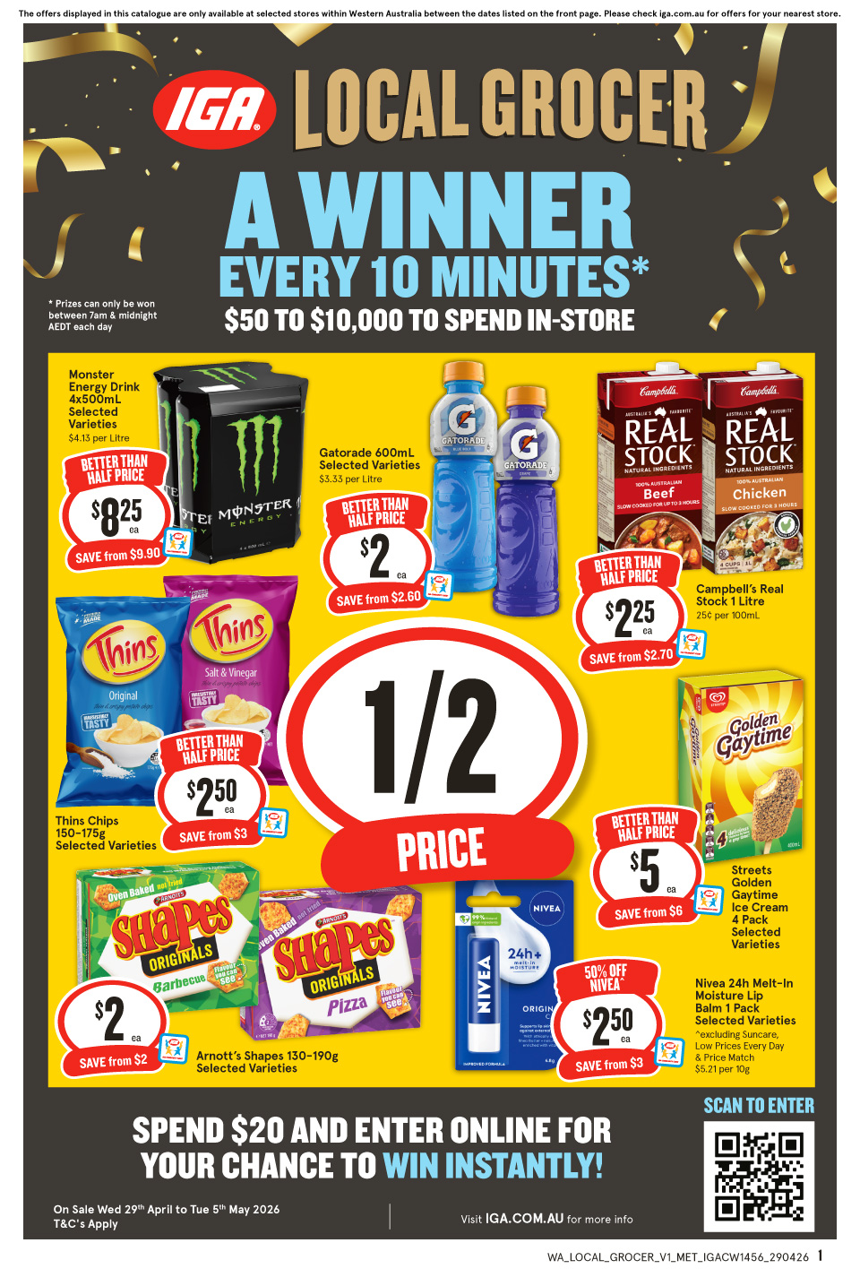 IGA catalogue