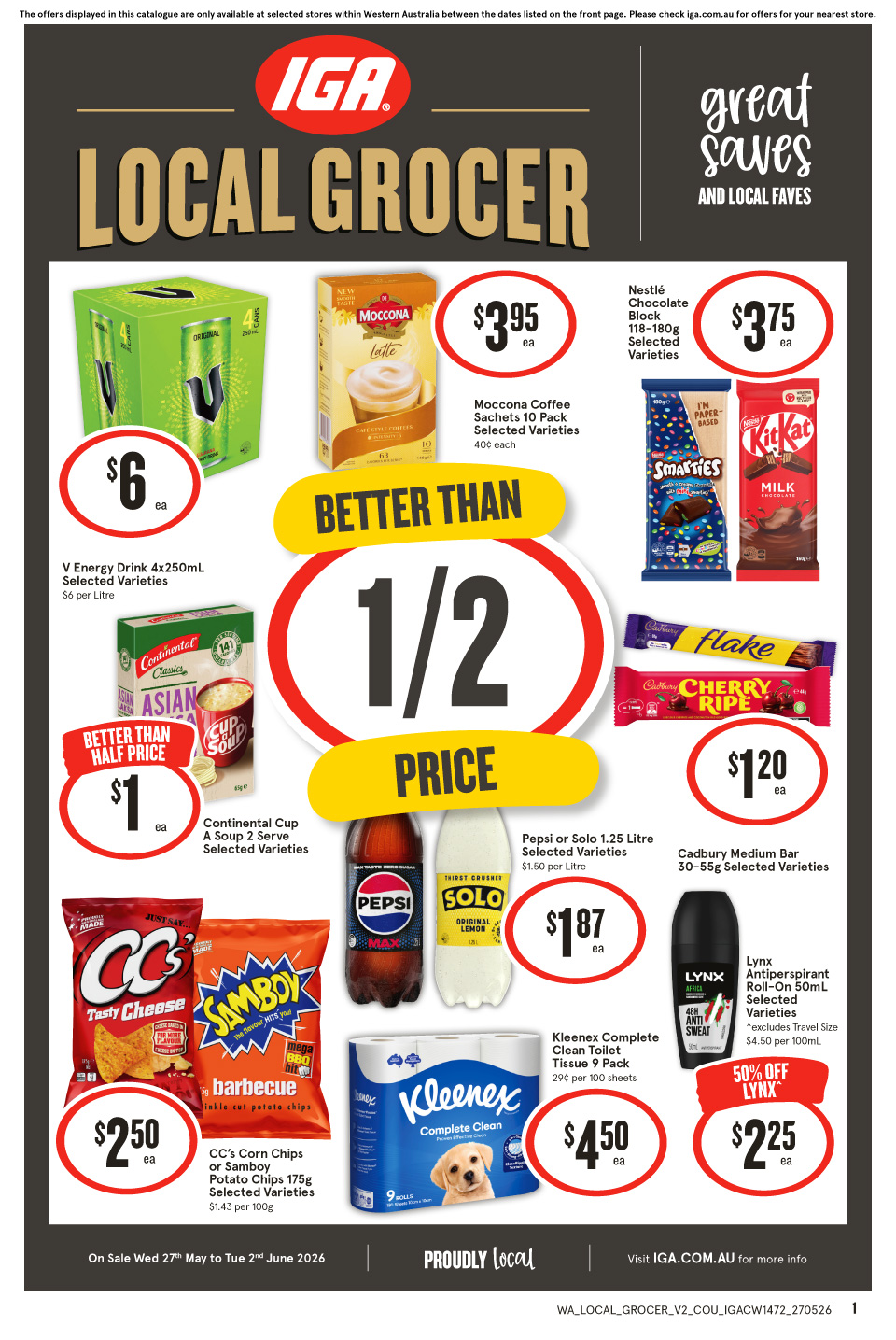 IGA catalogue